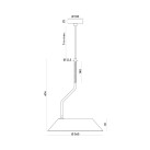 Pakabinamas šviestuvas AIDER 2700K 9W C1287 Pakabinamas šviestuvas AIDER 2700K 9W C1287