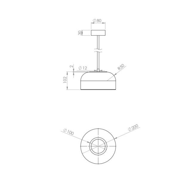 Pakabinamas šviestuvas IPON 2700K 10W C1316/1 Pakabinamas šviestuvas IPON 2700K 10W C1316/1