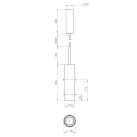 Pakabinamas šviestuvas CANNA 2700K 9W C1319/S Pakabinamas šviestuvas CANNA 2700K 9W C1319/S