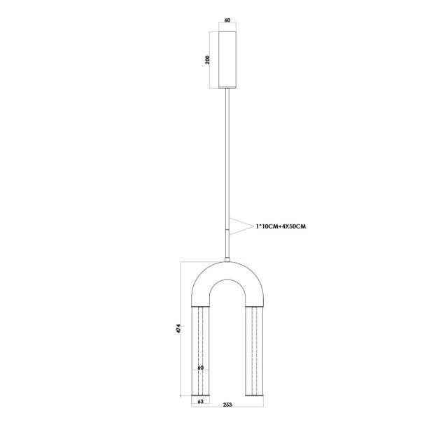 Pakabinamas šviestuvas IMAN 2700K 2x11W C1322 Pakabinamas šviestuvas IMAN 2700K 2x11W C1322