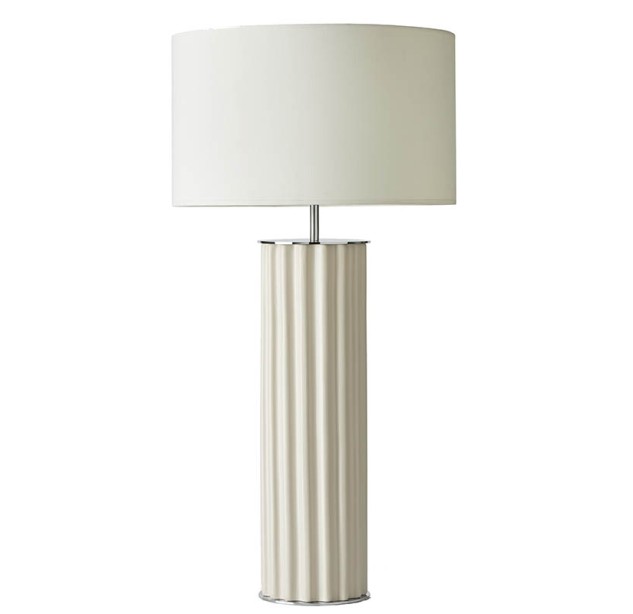 Stalinis šviestuvas ONICA CHROME/TAUPE Stalinis šviestuvas ONICA CHROME/TAUPE