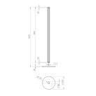 Pastatomas šviestuvas NIRO 2700K 30W P1314 Pastatomas šviestuvas NIRO 2700K 30W P1314
