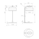 Stalinis šviestuvas IPON 2700K 10W S1316 Stalinis šviestuvas IPON 2700K 10W S1316