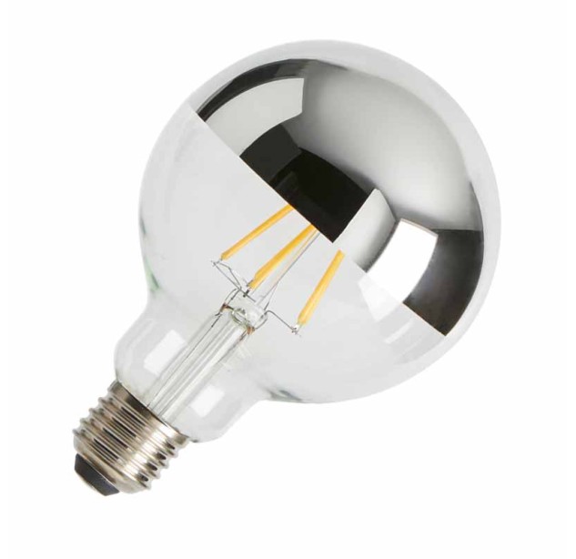 LED lemputė B035 CHROME E27 6W 2700K LED lemputė B035 CHROME E27 6W 2700K