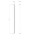 Sieninis šviestuvas PALERMO 900 LED 3000K 11.7W 1084037 Sieninis šviestuvas PALERMO 900 LED 3000K 11.7W 1084037