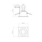 Įleidžiamas šviestuvas MINIMA SQUARE Įleidžiamas šviestuvas MINIMA SQUARE