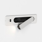 Sieninis įleidžiamas šviestuvas KETA USB 2700K 3.2W 1437005 Sieninis įleidžiamas šviestuvas KETA USB 2700K 3.2W 1437005