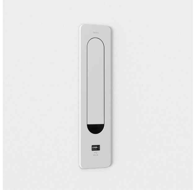 Sieninis įleidžiamas šviestuvas KETA USB 2700K 3.2W 1437005 Sieninis įleidžiamas šviestuvas KETA USB 2700K 3.2W 1437005