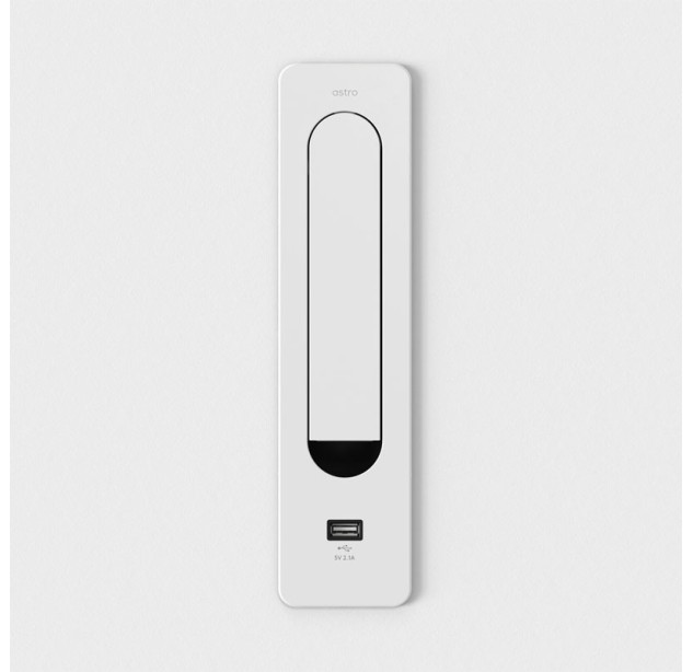 Sieninis įleidžiamas šviestuvas KETA USB 2700K 3.2W 1437005 Sieninis įleidžiamas šviestuvas KETA USB 2700K 3.2W 1437005