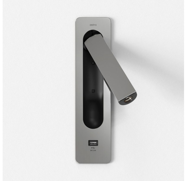 Sieninis įleidžiamas šviestuvas KETA USB 2700K 3.2W 1437006