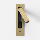 Sieninis įleidžiamas šviestuvas KETA USB 2700K 3.2W 1437007 Sieninis įleidžiamas šviestuvas KETA USB 2700K 3.2W 1437007