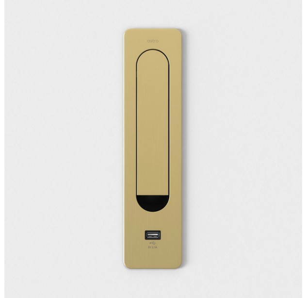 Sieninis įleidžiamas šviestuvas KETA USB 2700K 3.2W 1437007 Sieninis įleidžiamas šviestuvas KETA USB 2700K 3.2W 1437007