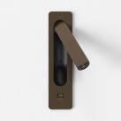 Sieninis įleidžiamas šviestuvas KETA USB 2700K 3.2W 1437008 Sieninis įleidžiamas šviestuvas KETA USB 2700K 3.2W 1437008