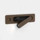 Sieninis įleidžiamas šviestuvas KETA USB 2700K 3.2W 1437008 Sieninis įleidžiamas šviestuvas KETA USB 2700K 3.2W 1437008