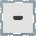 HDMI lizdas 3315426089, balta matinė
