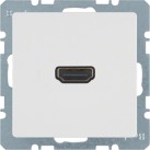 HDMI lizdas 3315426089, balta matinė HDMI lizdas 3315426089, balta matinė
