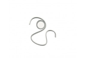 Sieninis šviestuvas SNAKE SILVER