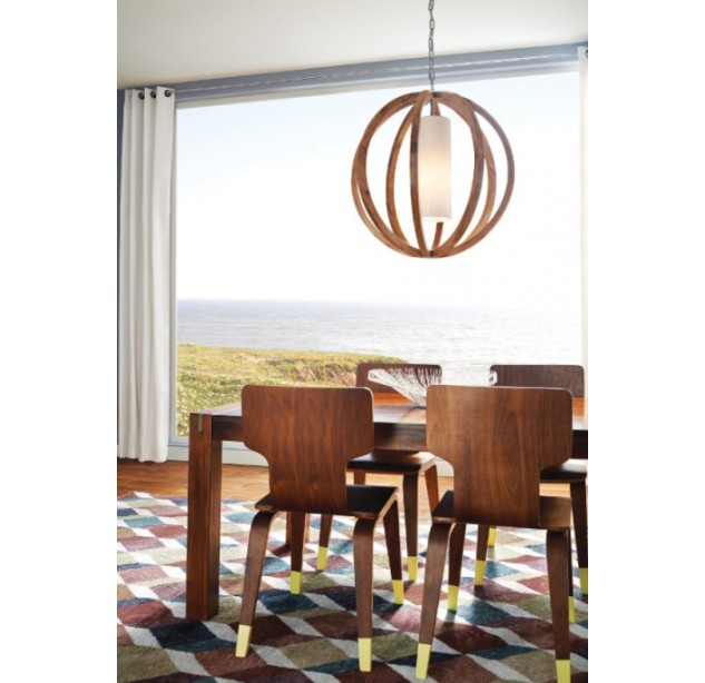 Pakabinamas šviestuvas ALLIER LIGHT WOOD PL