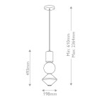 Pakabinamas šviestuvas Alora Mood Bijou LED 3000K ALM-BIJOU-P3-MB Pakabinamas šviestuvas Alora Mood Bijou LED 3000K ALM-BIJOU-P3-MB