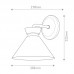 Sieninis šviestuvas Alora Halston 40W E14 ALM-HALSTON-1WB-GD gold