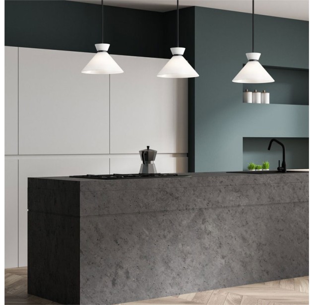 Pakabinamas šviestuvas ALORA Halston 60W E27 ALM-HALSTON-P-M-BK black Pakabinamas šviestuvas ALORA Halston 60W E27 ALM-HALSTON-P-M-BK black