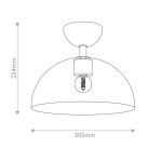 Lubinis šviestuvas Alora Mood Jude 60W E27 ALM-JUDE-SF-GD-CL Lubinis šviestuvas Alora Mood Jude 60W E27 ALM-JUDE-SF-GD-CL