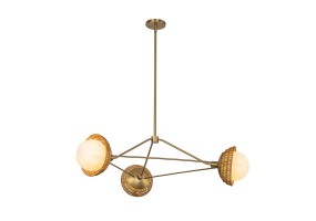 Pakabinamas šviestuvas Alora Mood Perth 3 40W E214 ALM-PERTH3-GD