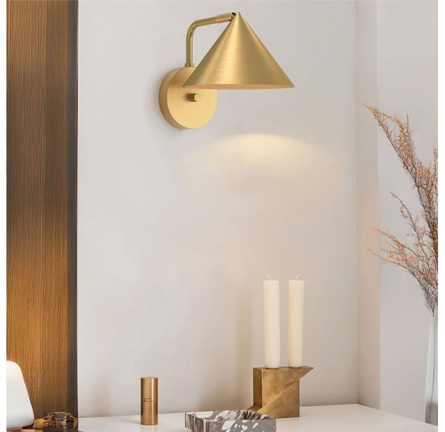 Sieninis šviestuvas Alora Mood Remyck 60W E27 ALM-REMYCK-1WB-GD Sieninis šviestuvas Alora Mood Remyck 60W E27 ALM-REMYCK-1WB-GD