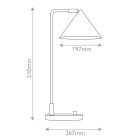 Stalinis šviestuvas Alora Mood Remyck 60W E27 ALM-REMYCK-TL-BK