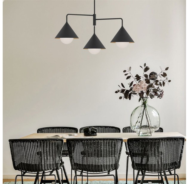 Sietynas Alora Mood Remyck 60W E27 ALM-REMYCK3-BK Sietynas Alora Mood Remyck 60W E27 ALM-REMYCK3-BK