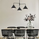 Sietynas Alora Mood Remyck 60W E27 ALM-REMYCK3-BK Sietynas Alora Mood Remyck 60W E27 ALM-REMYCK3-BK
