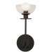 Sieninis šviestuvas Alora Mood Sylvia 40W E14 ALM-SYLVIA-1WB-BK-CL