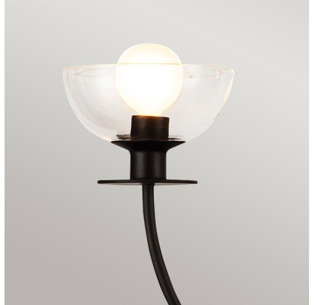 Sietynas Alora Mood Sylvia 4x40W E14 ALM-SYLVIA4-BK-CL Sietynas Alora Mood Sylvia 4x40W E14 ALM-SYLVIA4-BK-CL