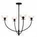 Sietynas Alora Mood Sylvia 4x40W E14 ALM-SYLVIA4-BK-CL