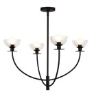 Sietynas Alora Mood Sylvia 4x40W E14 ALM-SYLVIA4-BK-CL Sietynas Alora Mood Sylvia 4x40W E14 ALM-SYLVIA4-BK-CL