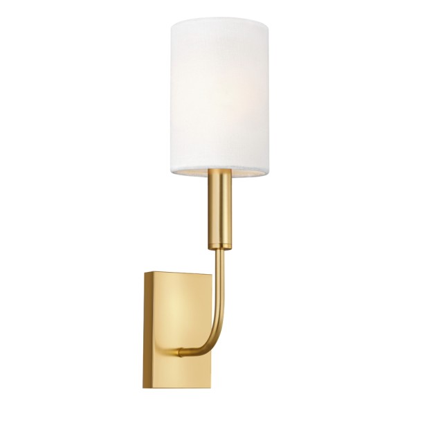 Sieninis šviestuvas BRIANNA Brass