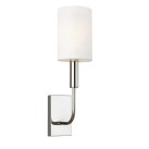 Sieninis šviestuvas BRIANNA Polished Nickel