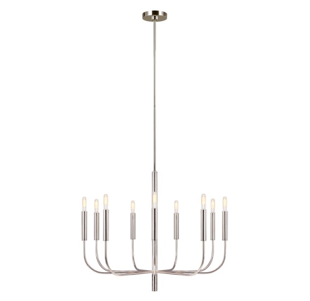 Pakabinamas šviestuvas BRIANNA Polished Nickel