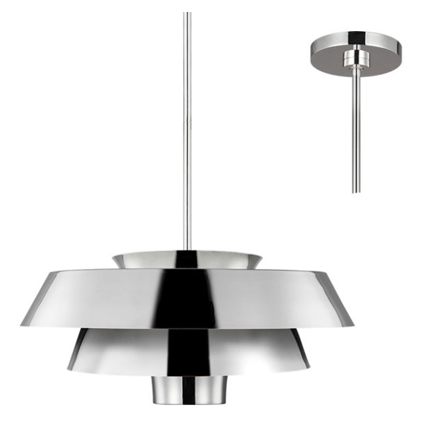 Pakabinamas šviestuvas BRISBIN Polished Nickel Pakabinamas šviestuvas BRISBIN Polished Nickel