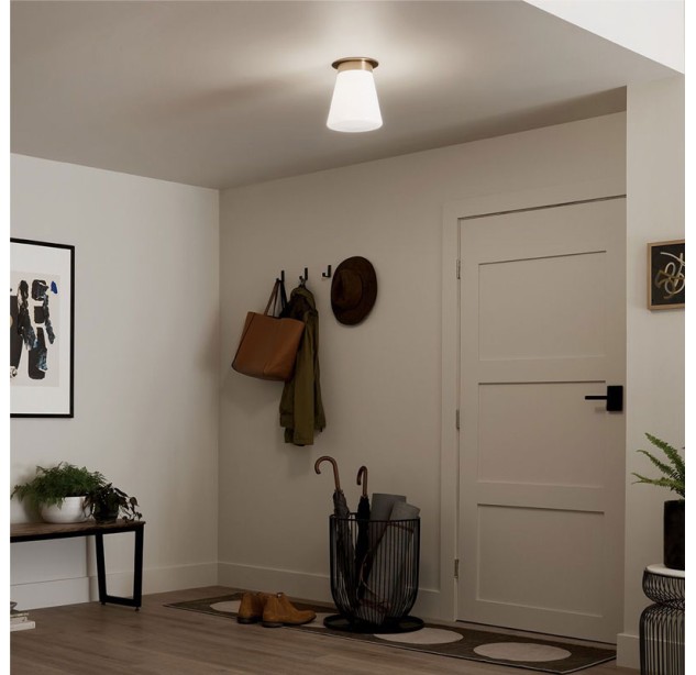 Lubinis šviestuvas ALBERS Flush E27 40W KL-ALBERS-F-T-CPZ bronze