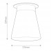 Lubinis šviestuvas ALBERS Flush E27 40W KL-ALBERS-F-T-CPZ bronze