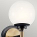 Sieninis šviestuvas Benno 3000K G9 IP44 3W LED KL-BENNO1-BK-CPZ