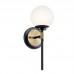 Sieninis šviestuvas Benno 3000K G9 IP44 3W LED KL-BENNO1-BK-CPZ