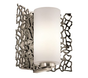 Sieninis šviestuvas SILVER CORAL