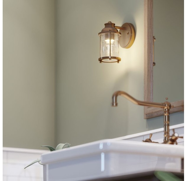 Sieninis šviestuvas ASHLANDBAY1-NBR-BATH IP44 Sieninis šviestuvas ASHLANDBAY1-NBR-BATH IP44