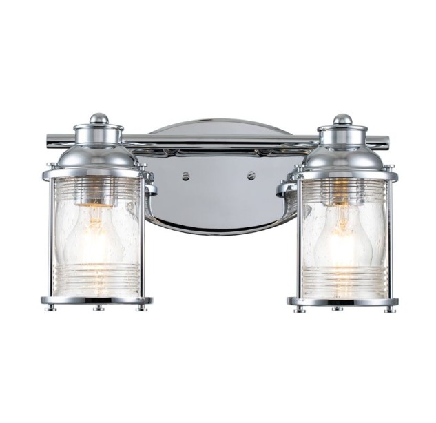 Sieninis šviestuvas ASHLANDBAY2-PC-BATH IP44 Sieninis šviestuvas ASHLANDBAY2-PC-BATH IP44