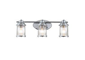 Sieninis šviestuvas ASHLANDBAY3-PC-BATH IP44