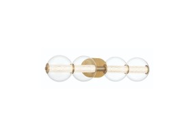 Sieninis šviestuvas ATOMO 3000K 18W QN-ATOMO-4W-BG dimeriuojamas