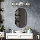 Sieninis šviestuvas ATOMO 3000K 18W QN-ATOMO-4W-PC dimeriuojamas Sieninis šviestuvas ATOMO 3000K 18W QN-ATOMO-4W-PC dimeriuojamas