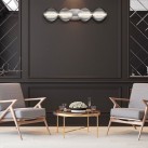 Sieninis šviestuvas ATOMO 3000K 18W QN-ATOMO-4W-PC dimeriuojamas Sieninis šviestuvas ATOMO 3000K 18W QN-ATOMO-4W-PC dimeriuojamas